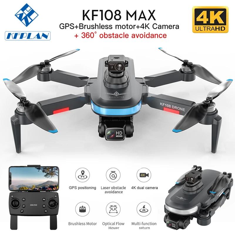 KF108 / KF108 MAX GPS , 4K HD  ī޶, 360  ֹ ȸ 귯ø  ̴ , 4K  RC  VS L900